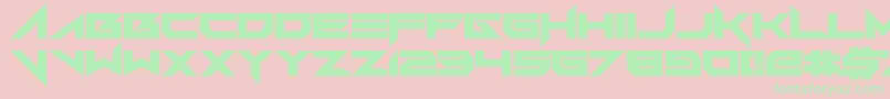 Fkv Font – Green Fonts on Pink Background