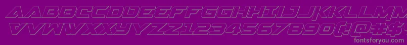 Fonte Gemina23Dital – fontes cinzas em um fundo violeta
