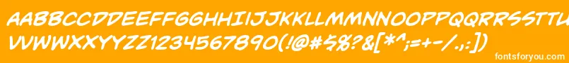 Подробнее о шрифте Unmaskedbb ffy Шрифт Unmaskedbb ffy – белые шрифты на оранжевом фоне