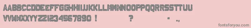 More about JohnnyHomicide Font JohnnyHomicide Font – Gray Fonts on Pink Background