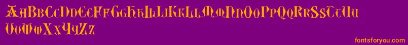 More about Easylombardictwo Font Easylombardictwo Font – Orange Fonts on Purple Background