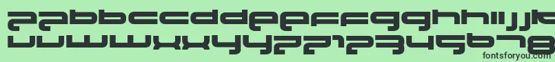 フォントElektrofant – 緑の背景に黒い文字