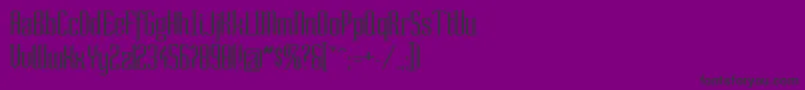 SoNormal Font – Black Fonts on Purple Background
