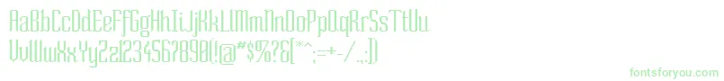 SoNormal Font – Green Fonts on White Background