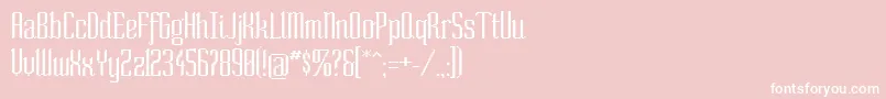 SoNormal Font – White Fonts on Pink Background