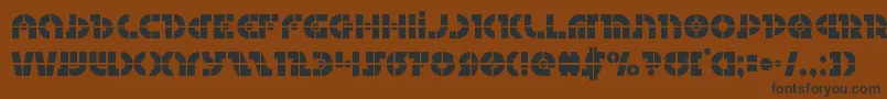 Questloklaser Font – Black Fonts on Brown Background