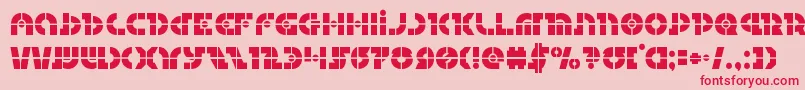 Questloklaser Font – Red Fonts on Pink Background