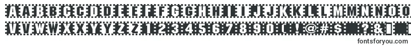 Checkers-fontti – Fontit Windowsille