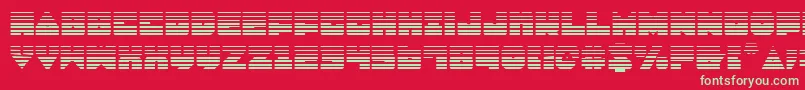 LoboTommyGradient Font – Green Fonts on Red Background
