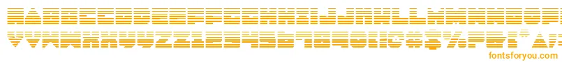 LoboTommyGradient Font – Orange Fonts on White Background
