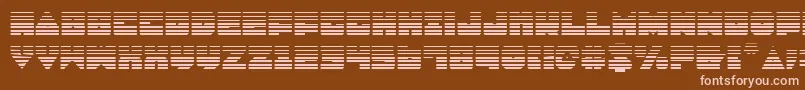 LoboTommyGradient Font – Pink Fonts on Brown Background