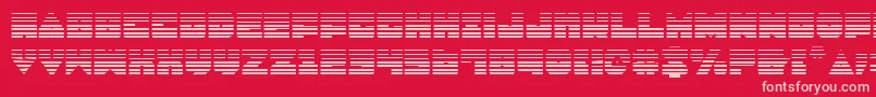 LoboTommyGradient Font – Pink Fonts on Red Background