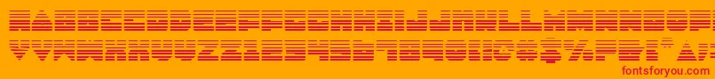 LoboTommyGradient Font – Red Fonts on Orange Background