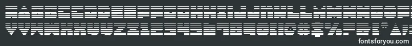 LoboTommyGradient Font – White Fonts on Black Background