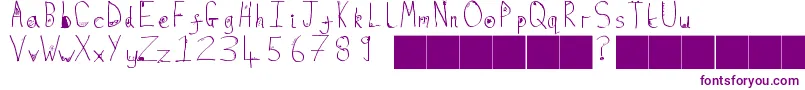 FugaciousElixir Font – Purple Fonts on White Background