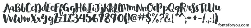 Шрифт GlamourbrushRegular – грубые шрифты