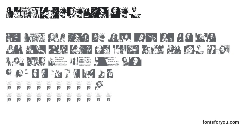 BobNeverDiesフォント–アルファベット、数字、特殊文字