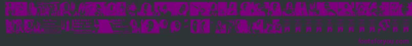 BobNeverDies Font – Purple Fonts on Black Background