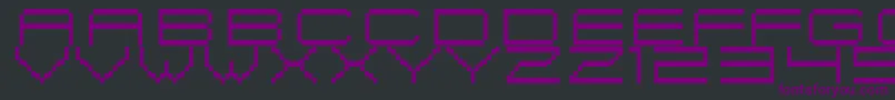 FiskBitmapNr2 Font – Purple Fonts on Black Background