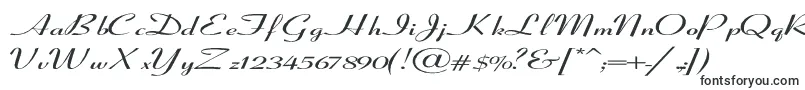 CoronetSemiboldItalicEx-Schriftart – Schriftarten, die mit C beginnen