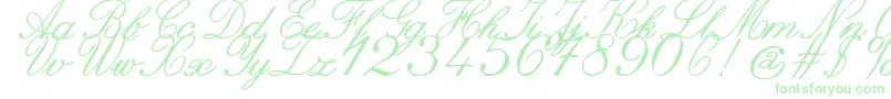 ZaiItalichandcalligraphy Font – Green Fonts