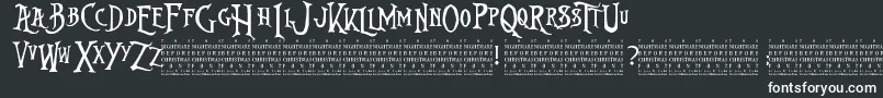 NightmareBeforeChristmas Font – White Fonts