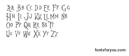 Review of the NightmareBeforeChristmas Font
