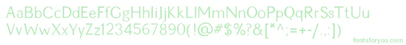 Pckimberly Font – Green Fonts on White Background