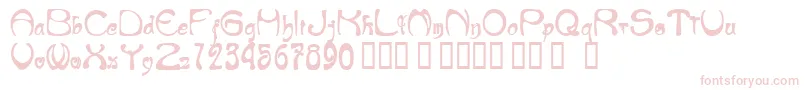 NeueMod Font – Pink Fonts on White Background