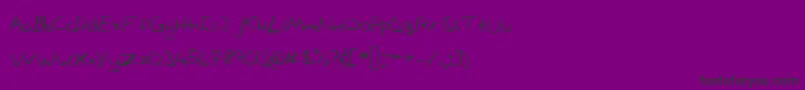 Stonepath Font – Black Fonts on Purple Background