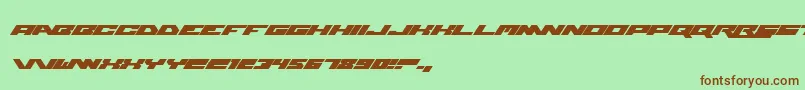 WweRaw Font – Brown Fonts on Green Background