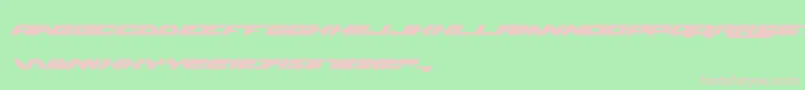 Czcionka WweRaw – różowe czcionki na zielonym tle