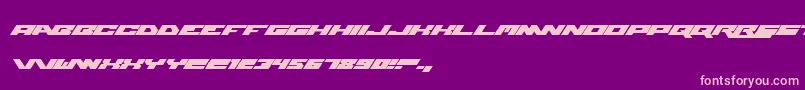 WweRaw Font – Pink Fonts on Purple Background