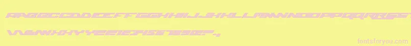 WweRaw Font – Pink Fonts on Yellow Background