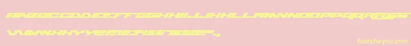 WweRaw Font – Yellow Fonts on Pink Background