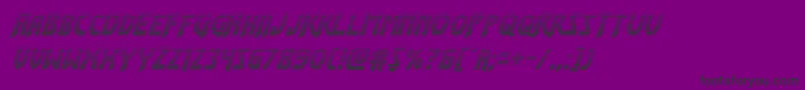 Flashrogersgradital Font – Black Fonts on Purple Background