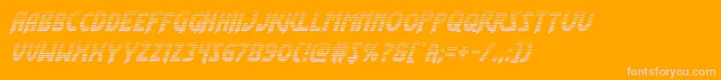 Flashrogersgradital Font – Pink Fonts on Orange Background