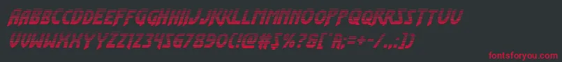 Flashrogersgradital Font – Red Fonts on Black Background