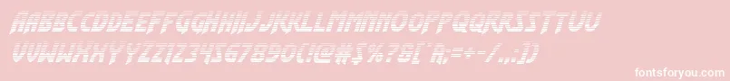Flashrogersgradital Font – White Fonts on Pink Background