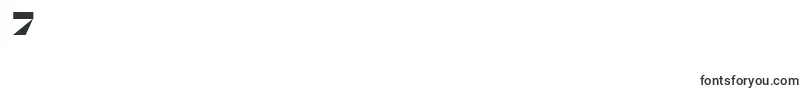 フォントTessassk – フォント数字7