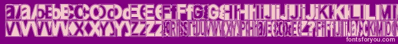 Friendlyfiremagic Font – Pink Fonts on Purple Background