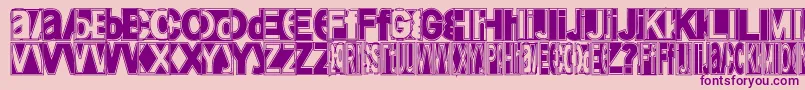 Friendlyfiremagic Font – Purple Fonts on Pink Background