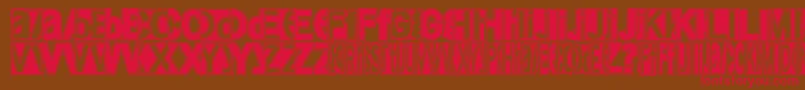 Friendlyfiremagic Font – Red Fonts on Brown Background