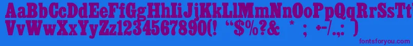 More about Cairo Font Cairo Font – Purple Fonts on Blue Background