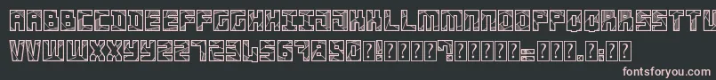Basscrw Font – Pink Fonts on Black Background