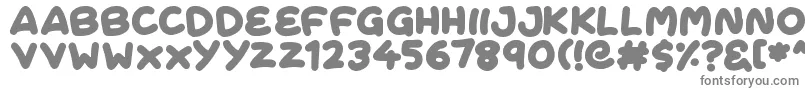 FreshCream-Schriftart – Graue Schriften auf weißem Hintergrund