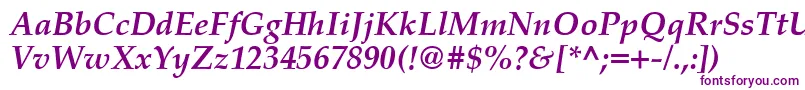 PalatinoCeBoldItalic Font – Purple Fonts