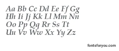 Review of the PalatinoCeBoldItalic Font