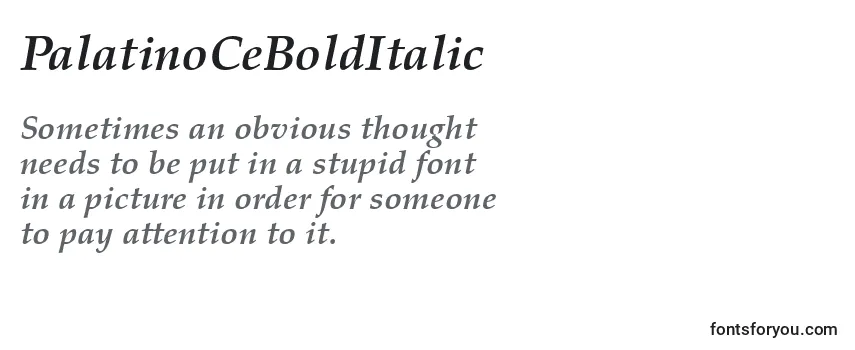 フォントPalatinoCeBoldItalic