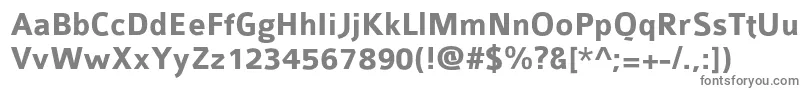 Colabbol Font – Gray Fonts on White Background